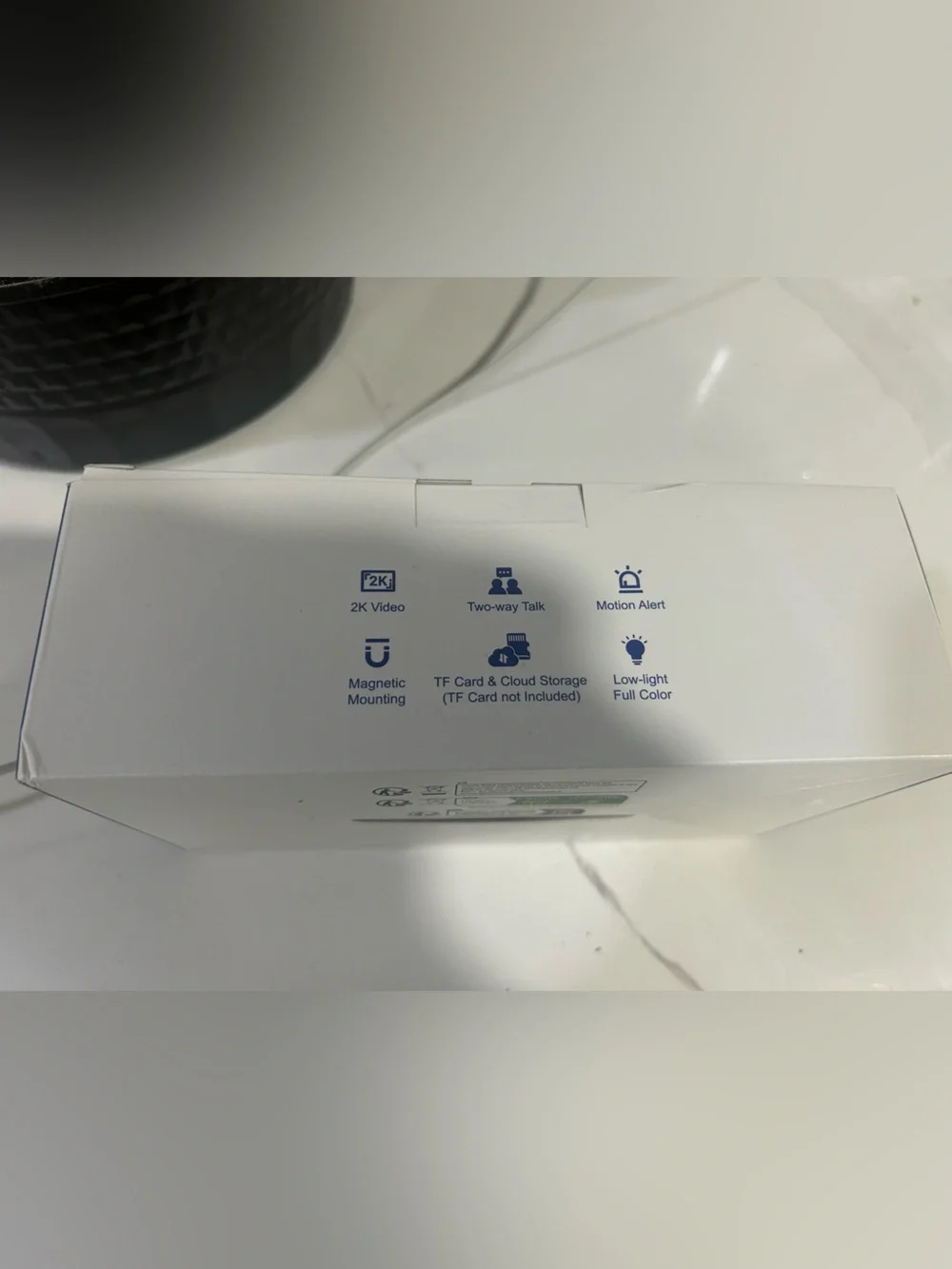 K1 2K Dual Band Wi‑Fi Window Camera (White) - 2 Pack